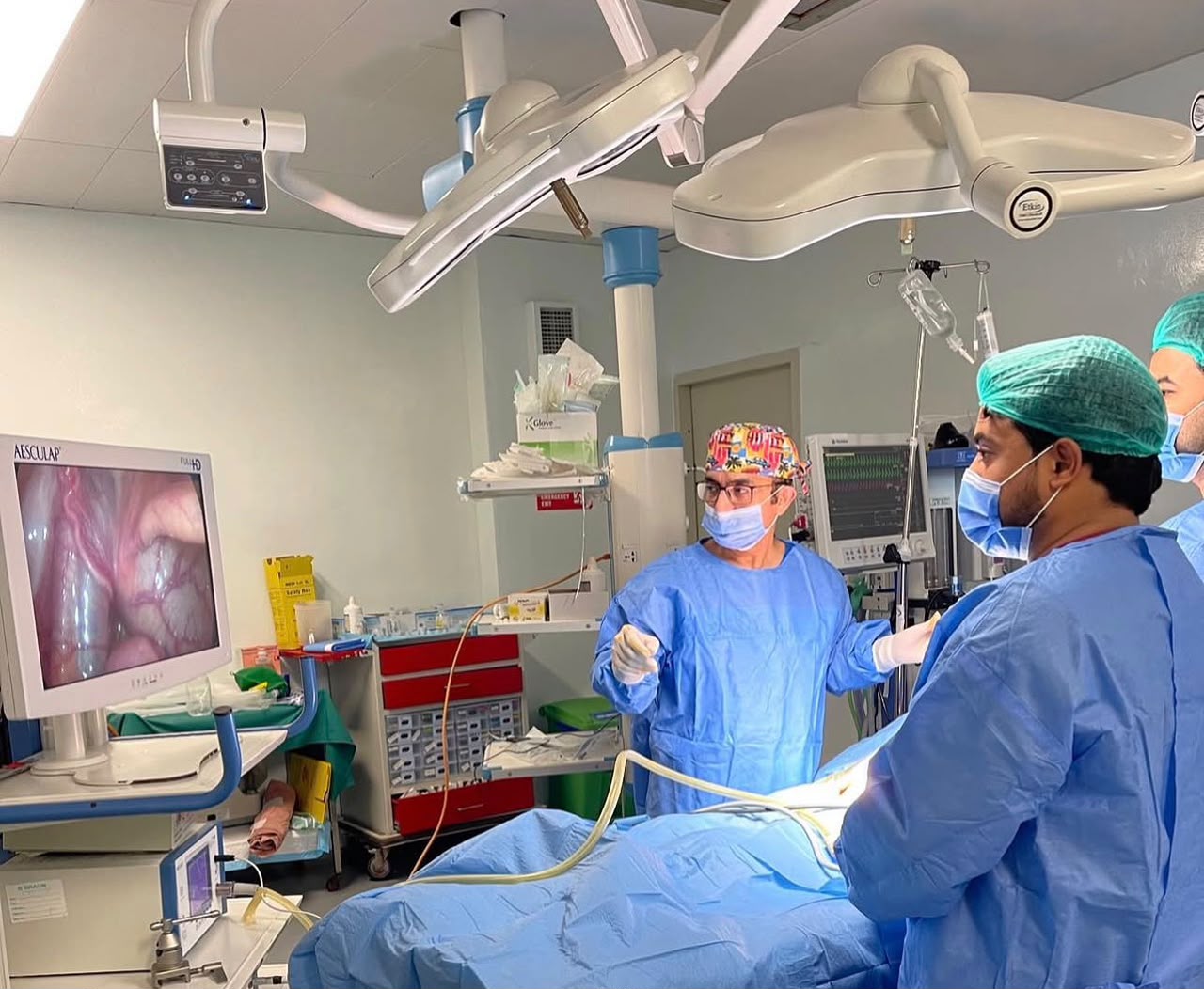 Dr. Farhan Saeed Ansari standing